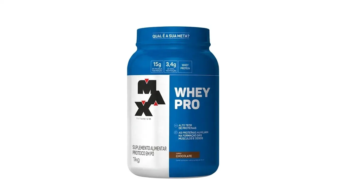 Whey Pro Max Titanium 1kg Chocolate