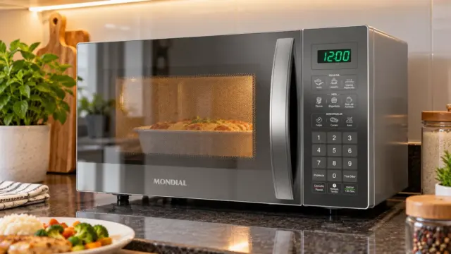 Micro-ondas Mondial MO-02-34-E 34L 1400W Espelhado é Bom? Review Completo e Vale a Pena?