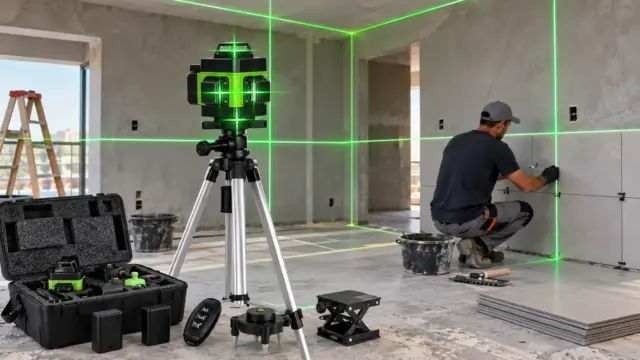 Kit Nível a Laser Verde 12 Linhas com Tripé é Bom? Review Completo e Vale a Pena?