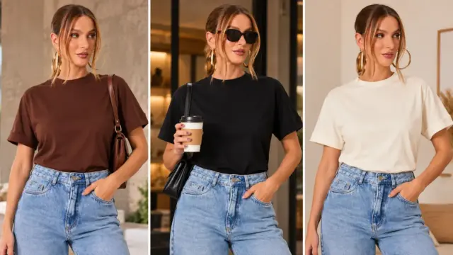 Kit 3 T-Shirts Oversized Classic Cléa Store é Bom? Review Completo e Vale a Pena?